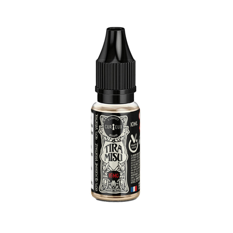 E-liquide 10ml Curieux - Vegetol Tiramisu