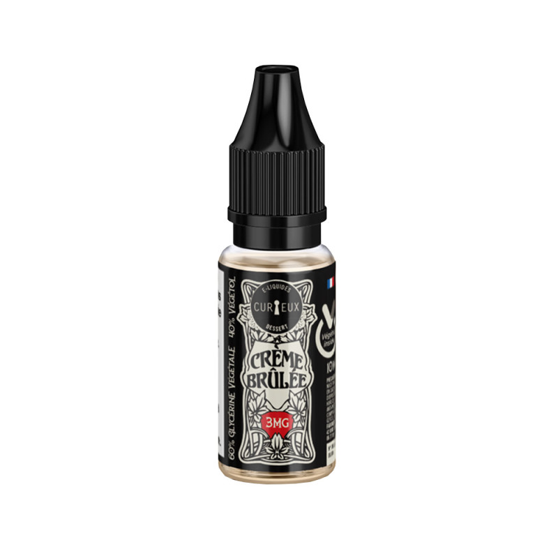 E-liquide Crème Brûlée 10ml - Curieux