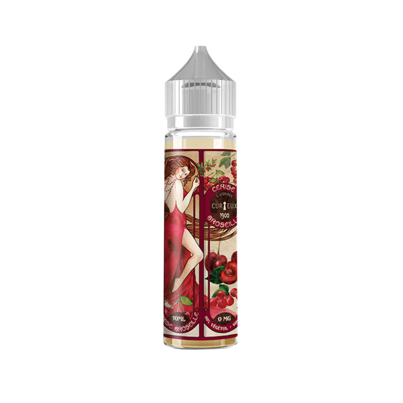 E-liquide Cerise Groseille 50ml - Curieux