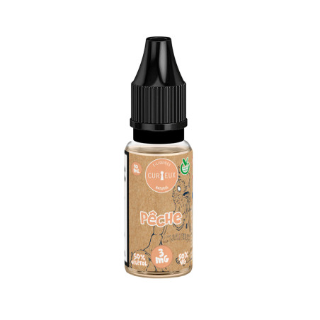 E-liquide Pêche Natural 10ml - Curieux