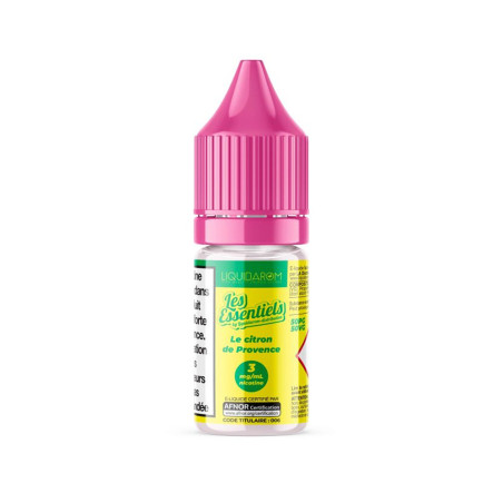 E-liquide Le Citron de Provence 10 ml - Les Essentiels - Liquidarom