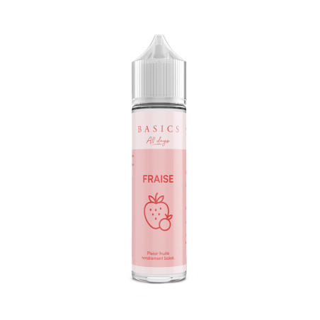 E liquide Fraise 50ml - Les basics