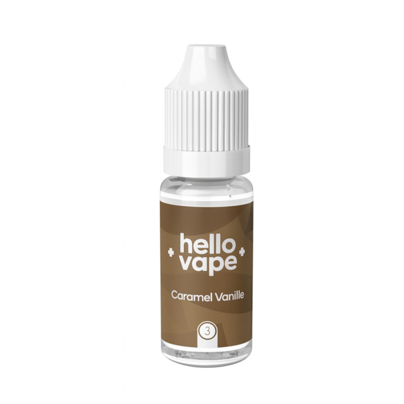 E-liquide Caramel vanille 10ml - Hello Vape