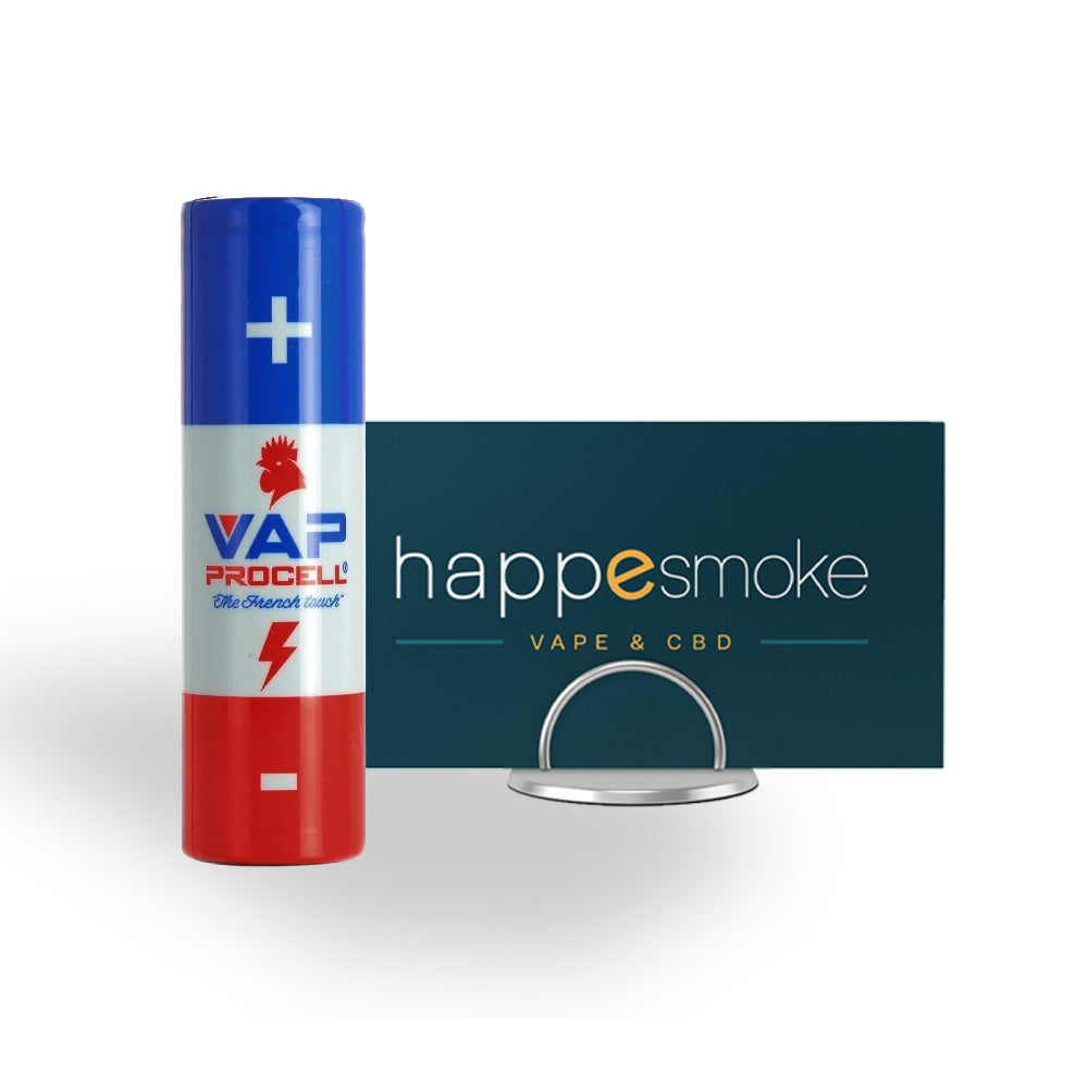 Accumulateur 18650 3000 mAh - Vap Procell - HappeSmoke Accumulateur 18650 3000 mAh - Vap Procell - HappeSmoke