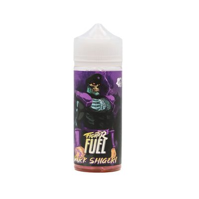 E-liquide Dark Shigeri 100 ml - Fighter Fuel. E-liquide Dark Shigeri avec illustration d'un squelette en armure violette