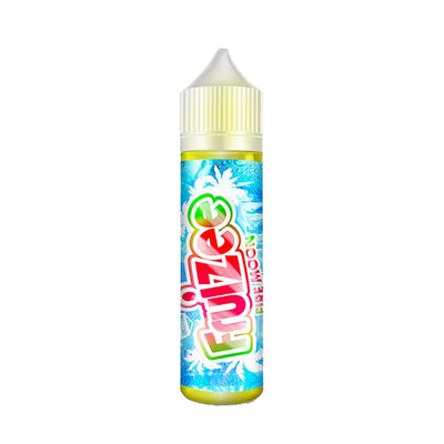 E-liquide Fire Moon 50 ml - Fruizee. E-liquide Fire Moon avec flacon transparent et étiquette bleue avec le logo Fruizee coloré