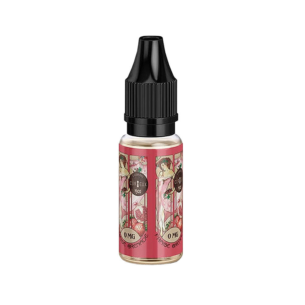 Pack 5 E-liquides Fraise Grenade 10ml - Curieux