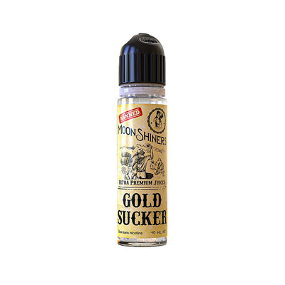 E-liquide Gold Sucker 50 ml - Le French Liquide. E-liquide Gold Sucker avec flacon transparent et bouchon noir
