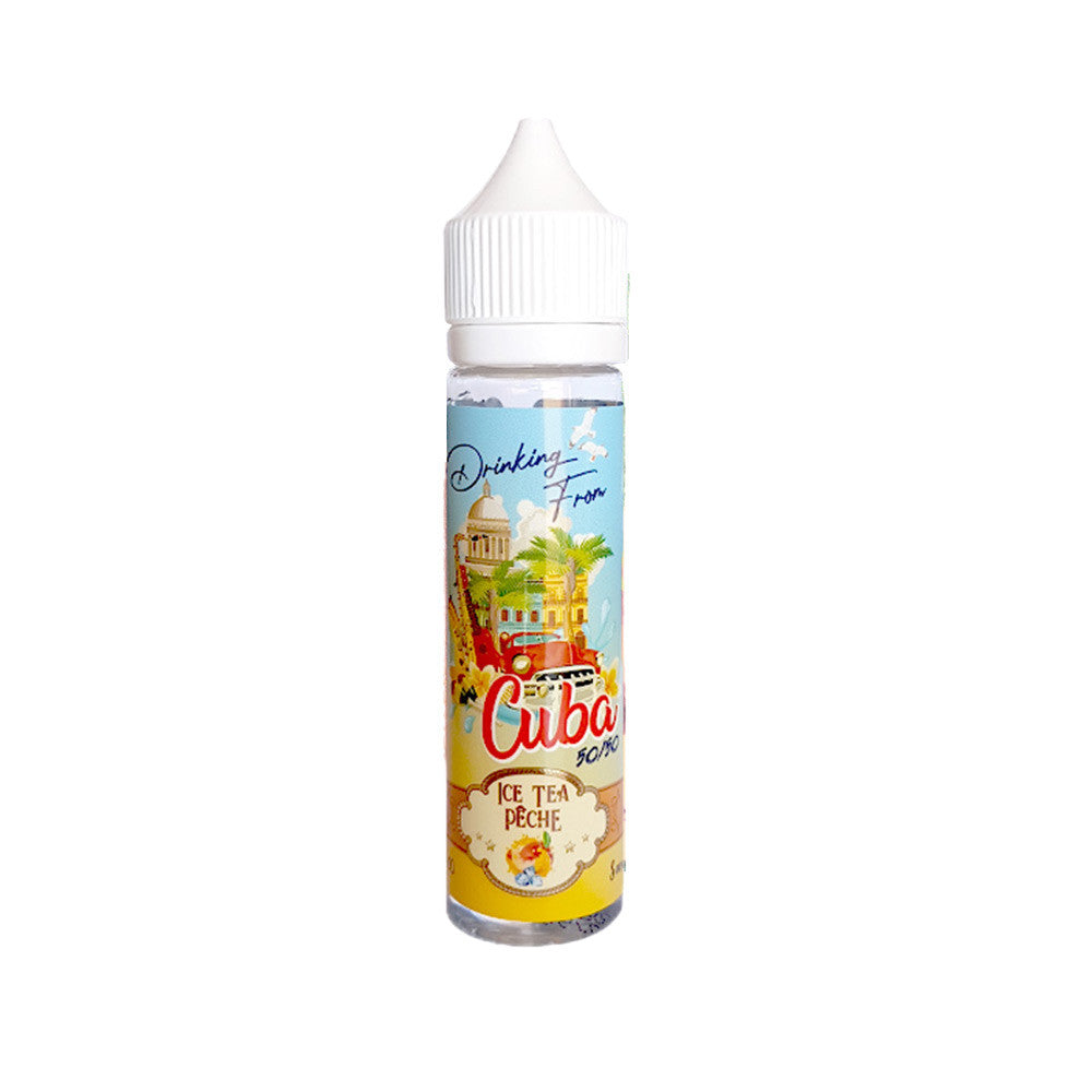E-liquide Ice Tea Pêche 50 ml - Drinking from Cuba