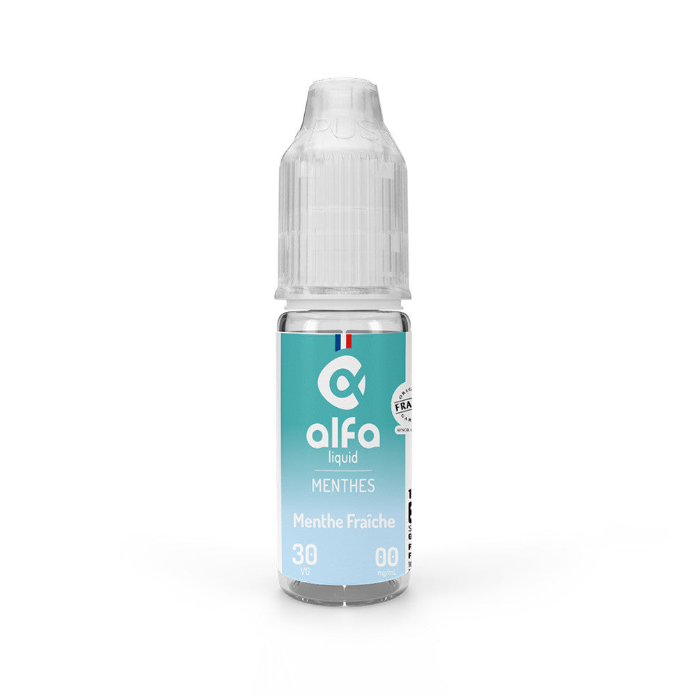 Pack 5 E-liquides Menthe fraîche 10ml - Alfaliquid