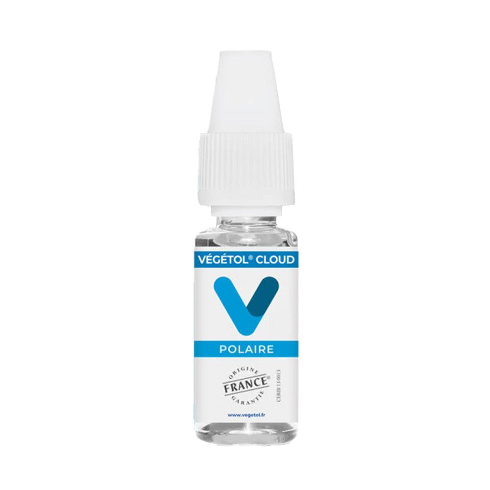 E-liquide Polaire 10 ml - Végétol. E-liquide Polaire 10 ml - flacon transparent avec bouchon blanc