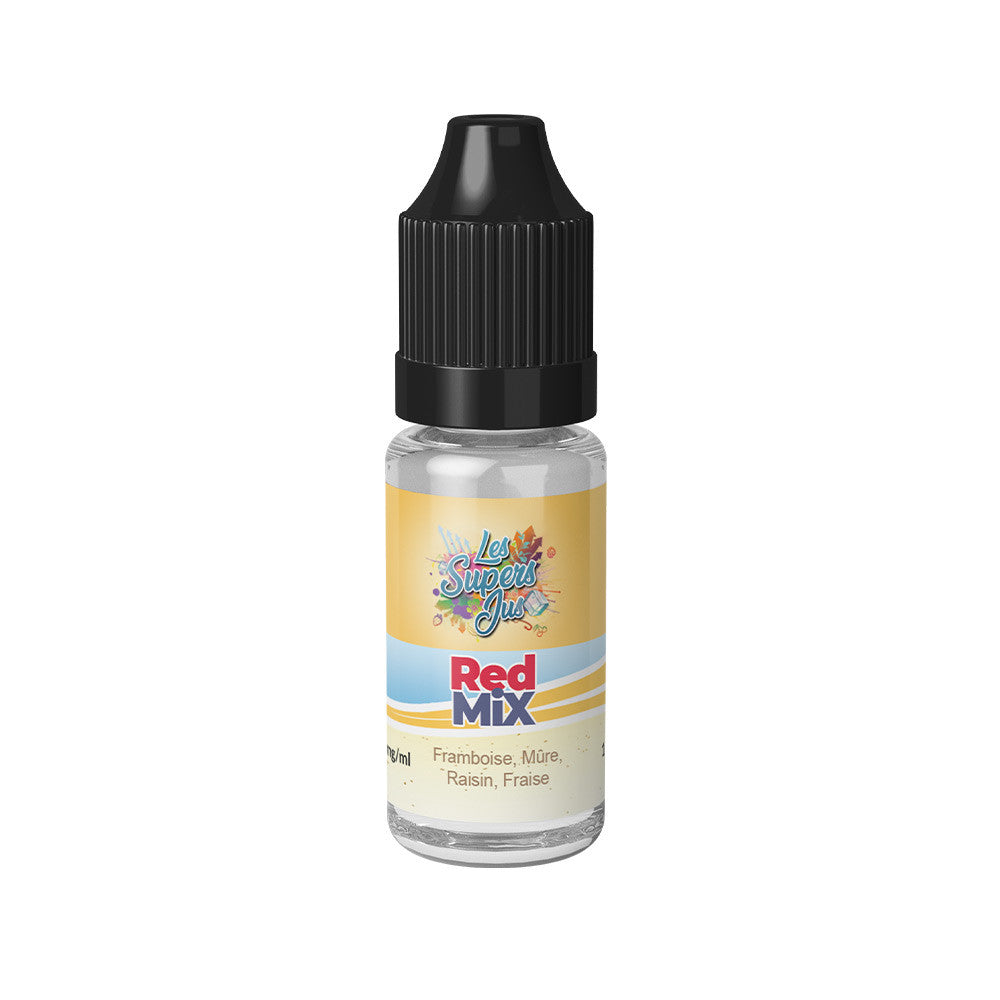 Pack 5 E-liquides Red Mix 10 ml - Les Supers Jus