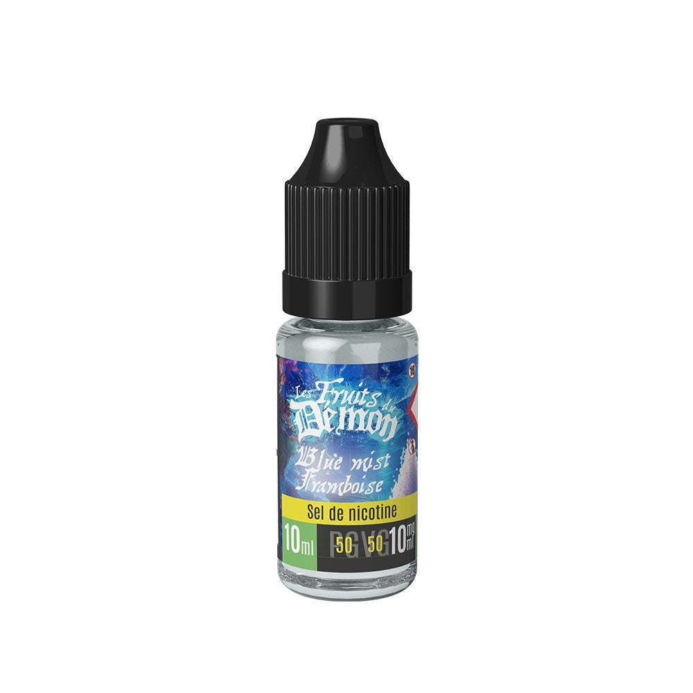E-liquide Blue mist framboise Sel de Nicotine 10 ml - Les Fruits du démon. Vue secondaire 2